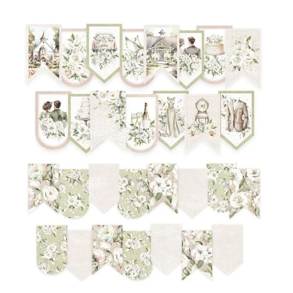 Banerek papierowy - Piątek Trzynastego - Love and lace