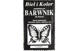 Barwnik do tkanin - Biel i kolor - czarny, 10 g