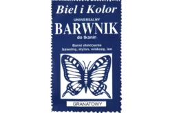 Barwnik do tkanin - Biel i kolor - granatowy, 10 g