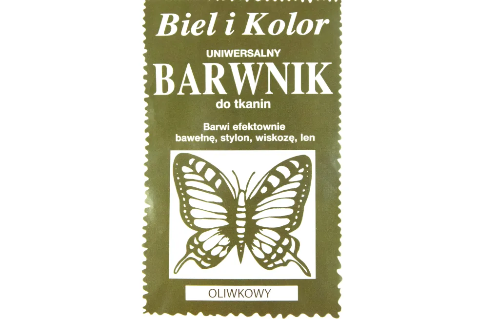 Barwnik do tkanin - Biel i kolor - oliwkowy, 10 g