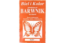 Barwnik do tkanin - Biel i kolor - rudy, 10 g