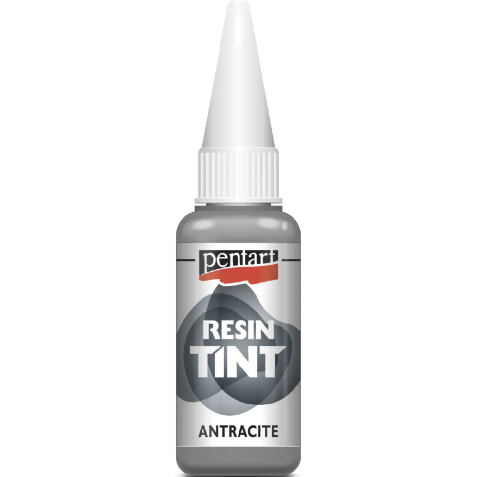 Barwnik do żywic epoksydowych, matowy - Pentart - antracyt, 20 ml