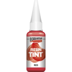 Barwnik do żywic epoksydowych, matowy - Pentart - czerwony, 20 ml
