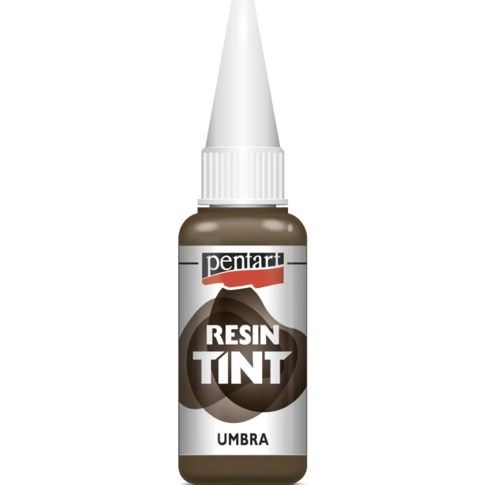Barwnik do żywic epoksydowych, matowy - Pentart - umbra, 20 ml