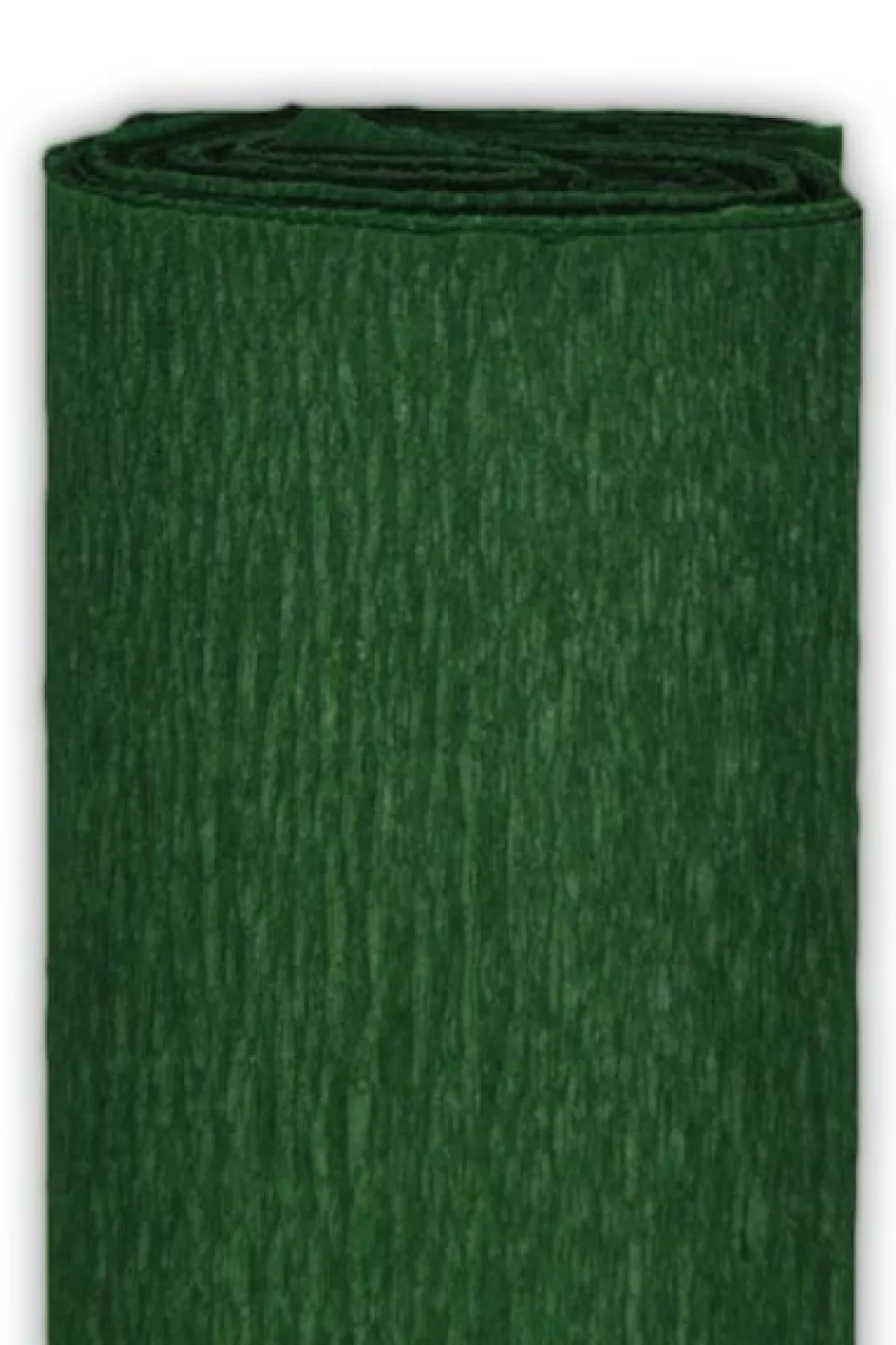 Bibuła marszczona - ciemnozielona, 50 x 200 cm