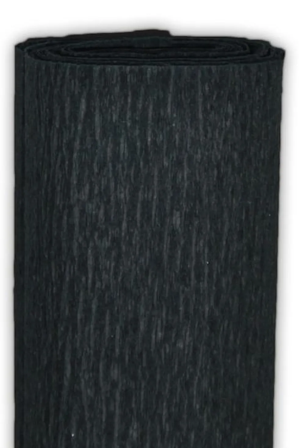 Bibuła marszczona - czarna, 50 x 200 cm