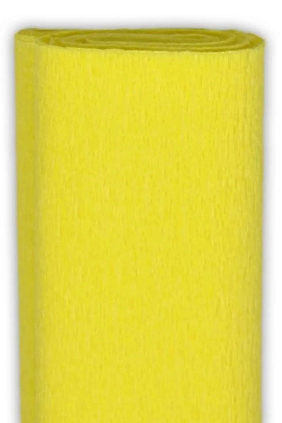 Bibuła marszczona - jasnożółta, 50 x 200 cm