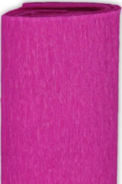 Bibuła marszczona - purpurowa, 50 x 200 cm