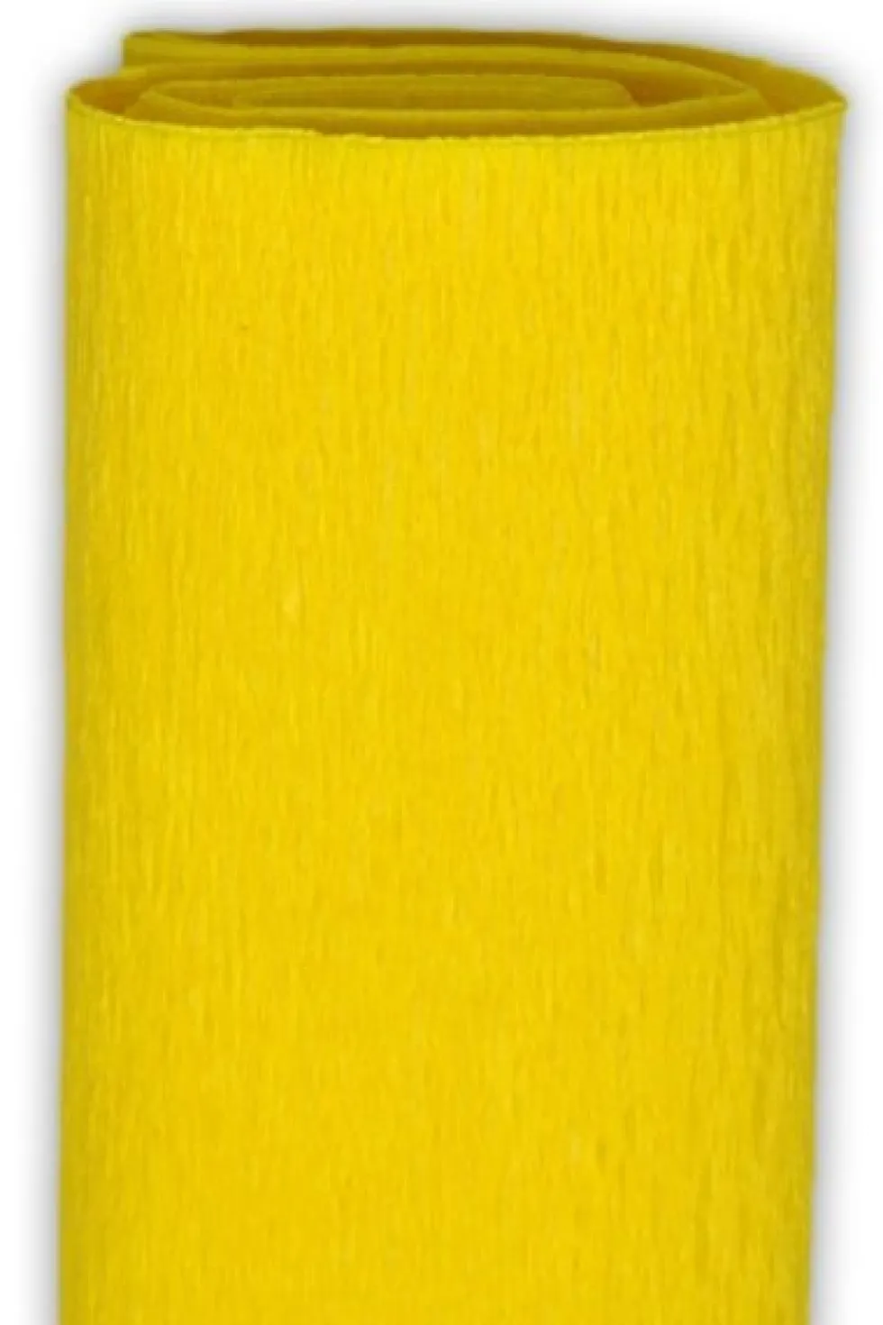 Bibuła marszczona - żółta, 50 x 200 cm