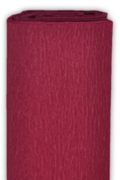 Bibuła marszczona - wiśniowa, 50 x 200 cm