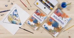 Blok do akwareli Aquapad Watercolour - Clairefontaine - cold pressed, A4, 300 g, 50 ark.
