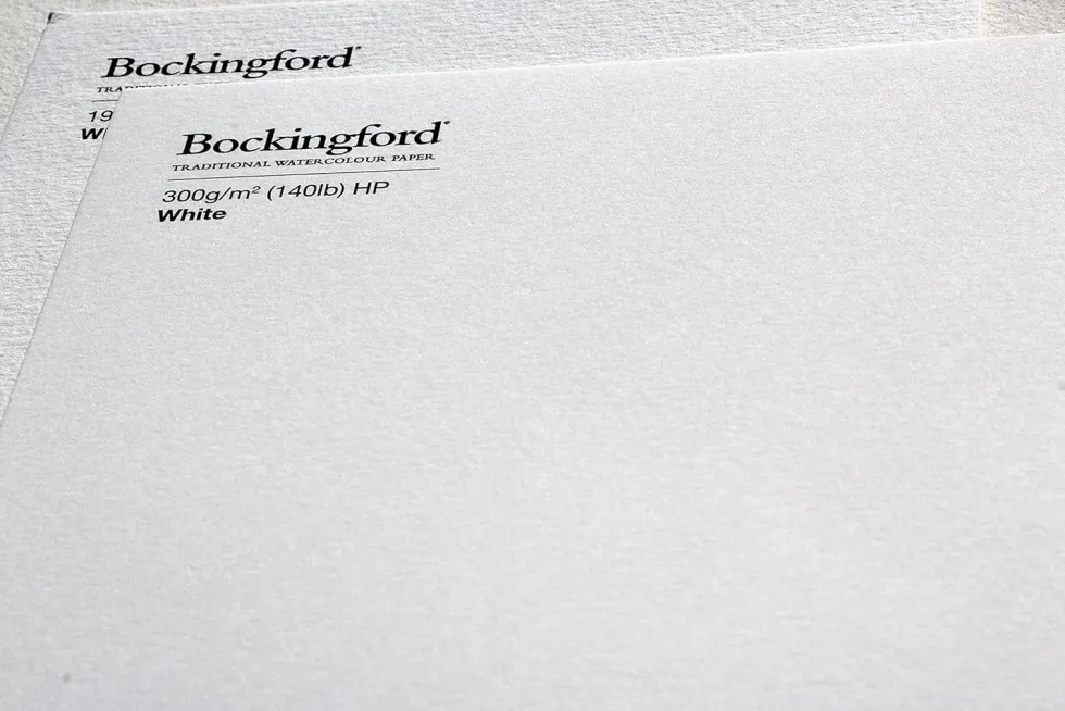 Blok do akwareli Bockingford - hot press, 21 x 29,7 cm, 300 g, 12 ark.