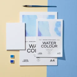 Blok do akwareli 100% Cotton - PaperConcept - A5 300 g 10 ark.