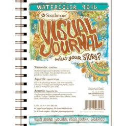 Blok do akwareli Visual Journal - Strathmore - 190 g, 14 x 20 cm, 34 arkusze