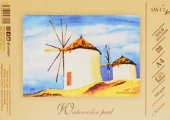 Blok do akwareli Watercolor Gold - SM-LT - A4, 200 g, 20 arkuszy