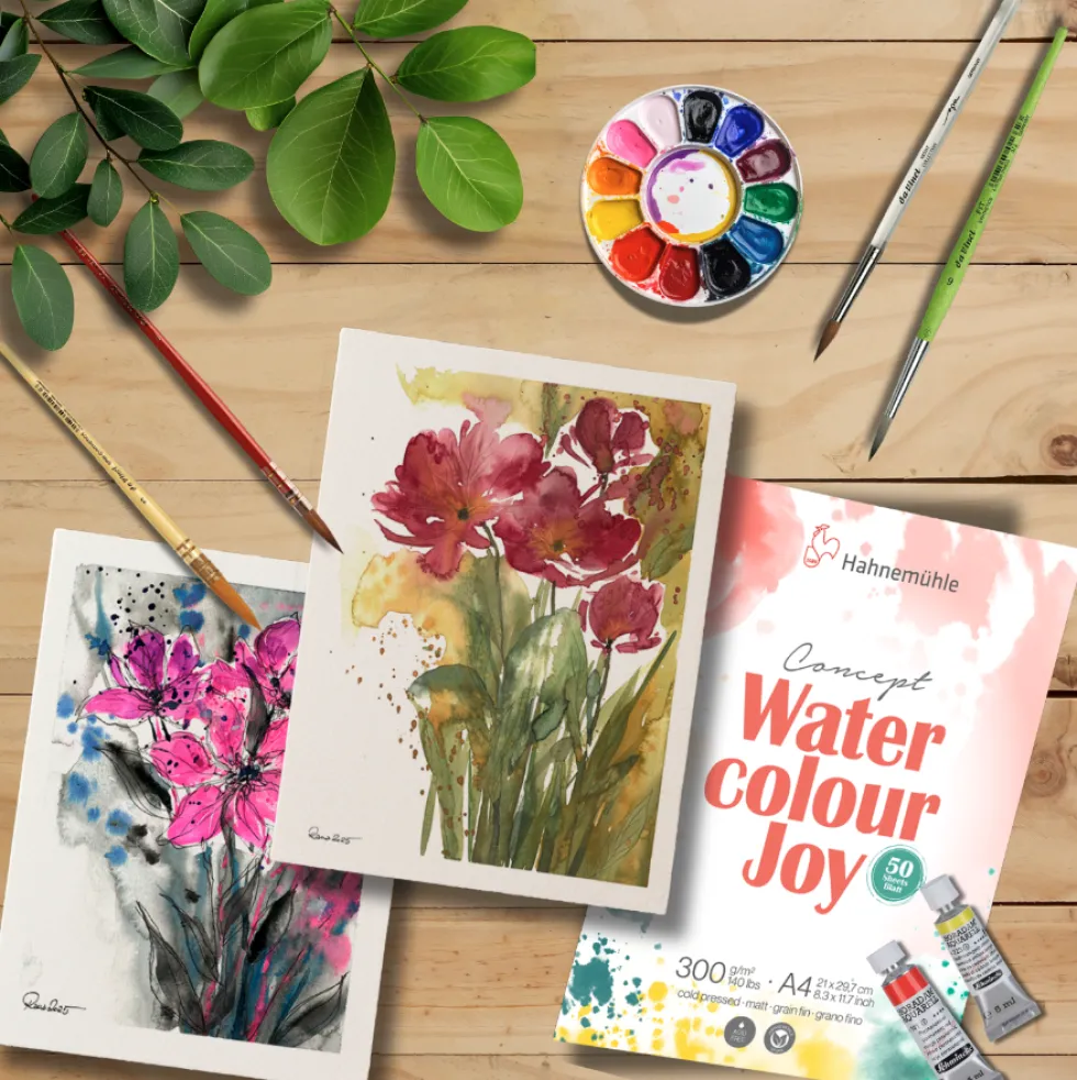 Blok do akwareli Watercolour Joy A5 - Hahnemühle - 300 g 50 ark.