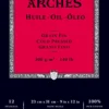 Blok do farb olejnych - Arches - cold pressed, 23 x 31 cm, 300 g, 12 ark.