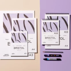 Blok do kredek i tuszu Bristol na spirali - PaperConcept - smooth A5 190 g 40 ark.