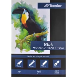 Blok do markerów A3 - Leniar - 200 g, 20 arkuszy