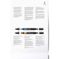 Blok do markerów Bleedproof - Winsor & Newton - A4, 75 g, 50 ark.
