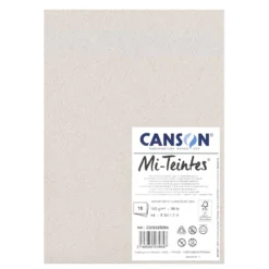 Blok do pasteli Mi-Teintes - Canson - odcienie szarości, A4, 160 g, 10 ark.