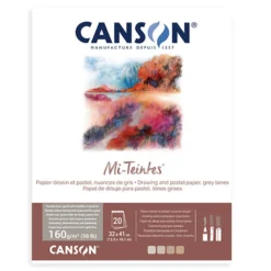 Blok do pasteli Mi-Teintes - Canson - 24 x 32 cm, 160 g, 20 ark.