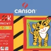 Blok rysunkowy A3 - Canson - kolorowy, 70 g, 10 ark.