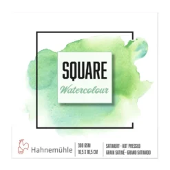 Blok Square Watercolour - Hahnemühle - 10,5 x 10,5 cm, 300 g, 15 ark.