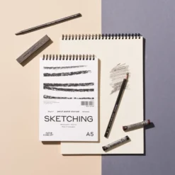 Blok szkicowy Sketching na spirali - PaperConcept - medium grain A5 90 g 50 ark.
