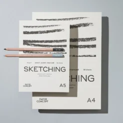 Blok szkicowy Sketching - PaperConcept - medium grain A5 90 g 50 ark.