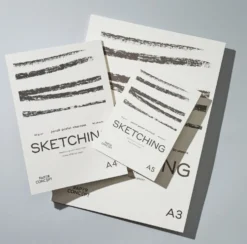 Blok szkicowy Sketching - PaperConcept - medium grain A5 90 g 50 ark.