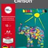 Blok techniczny A4 - Canson - kolorowy, 160 g, 10 ark.