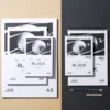 Blok uniwersalny Mix Media Black na spirali - PaperConcept - smooth A5 280 g 25 ark.