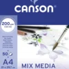 Blok uniwersalny Mix Media Imagine A4 - Canson - 200 g, 50 ark