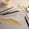 Blok uniwersalny Paint'On Mixed Media - Clairefontaine - szary, A5, 250g, 30 ark.