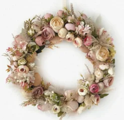 Bukiet kamelii - DpCraft - pudrowy róż, 29 cm