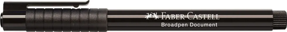 Cienkopis Broadpen - Faber-Castell - czarny, 0,8 mm