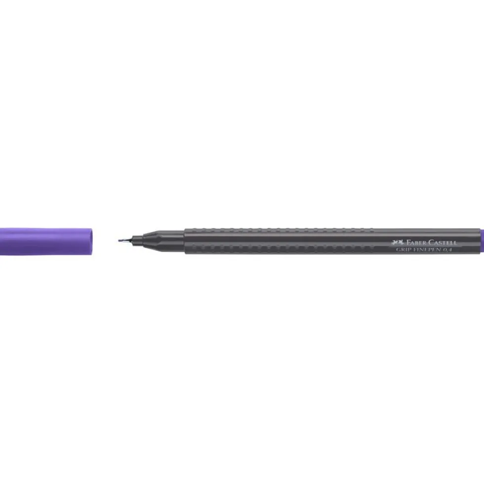 Cienkopis Grip Finepen - Faber-Castell - fioletowy
