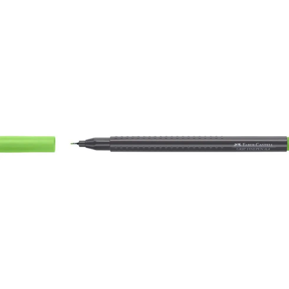 Cienkopis Grip Finepen - Faber-Castell - jasnozielony