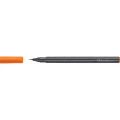 Cienkopis Grip Finepen - Faber-Castell - pomarańczowy