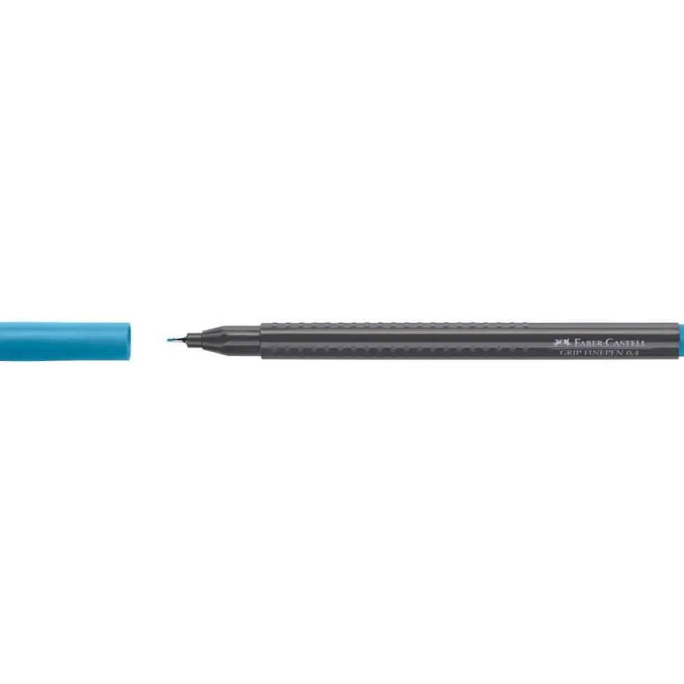 Cienkopis Grip Finepen - Faber-Castell - turkusowy