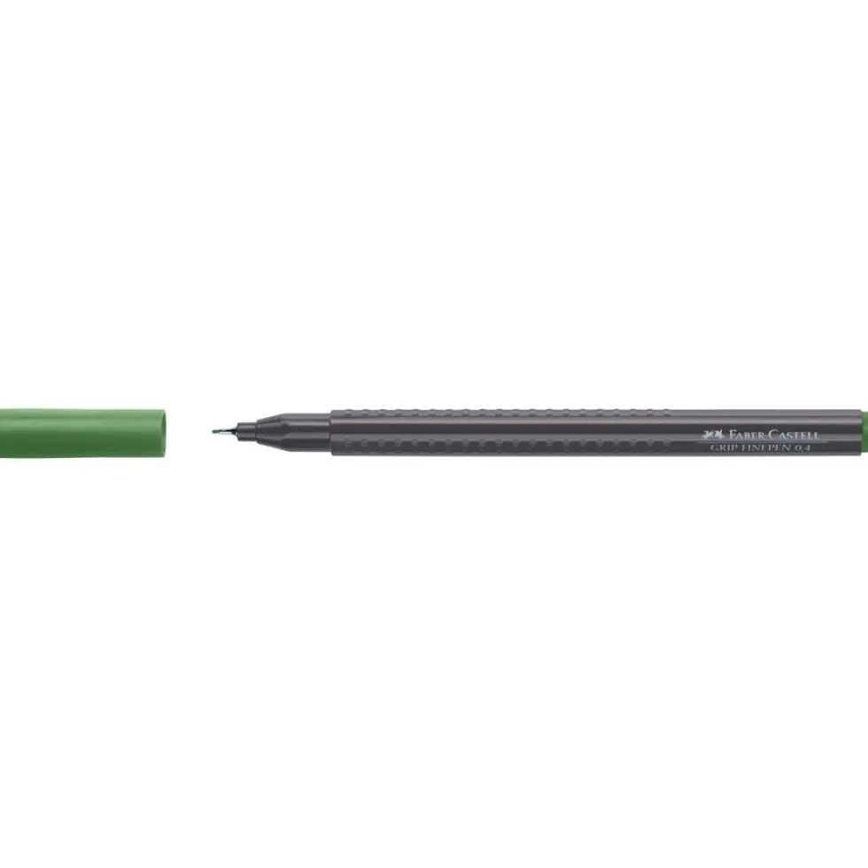 Cienkopis Grip Finepen - Faber-Castell - zielony