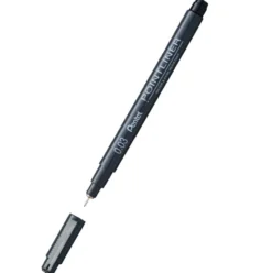 Cienkopis kalibrowany Pointliner - Pentel - czarny, 0,03 mm