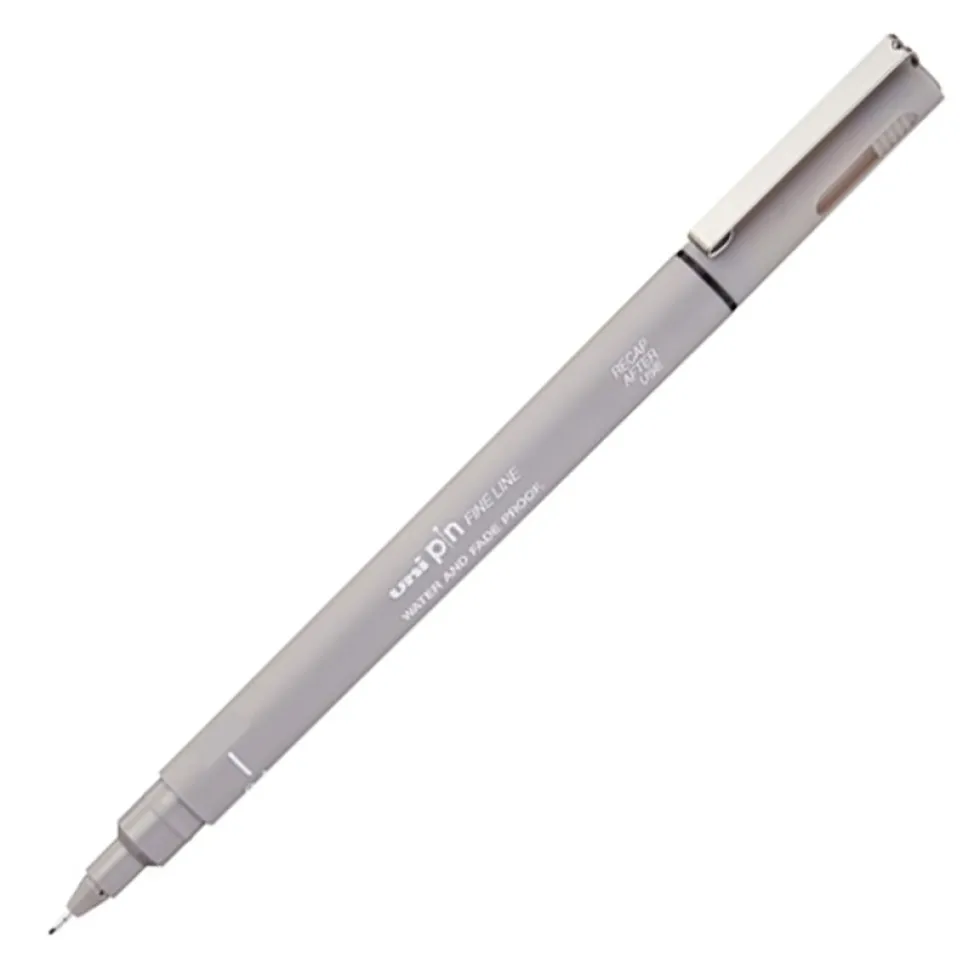 Cienkopis kreślarski Pin 200 - Uni - jasnoszary 0,1 mm