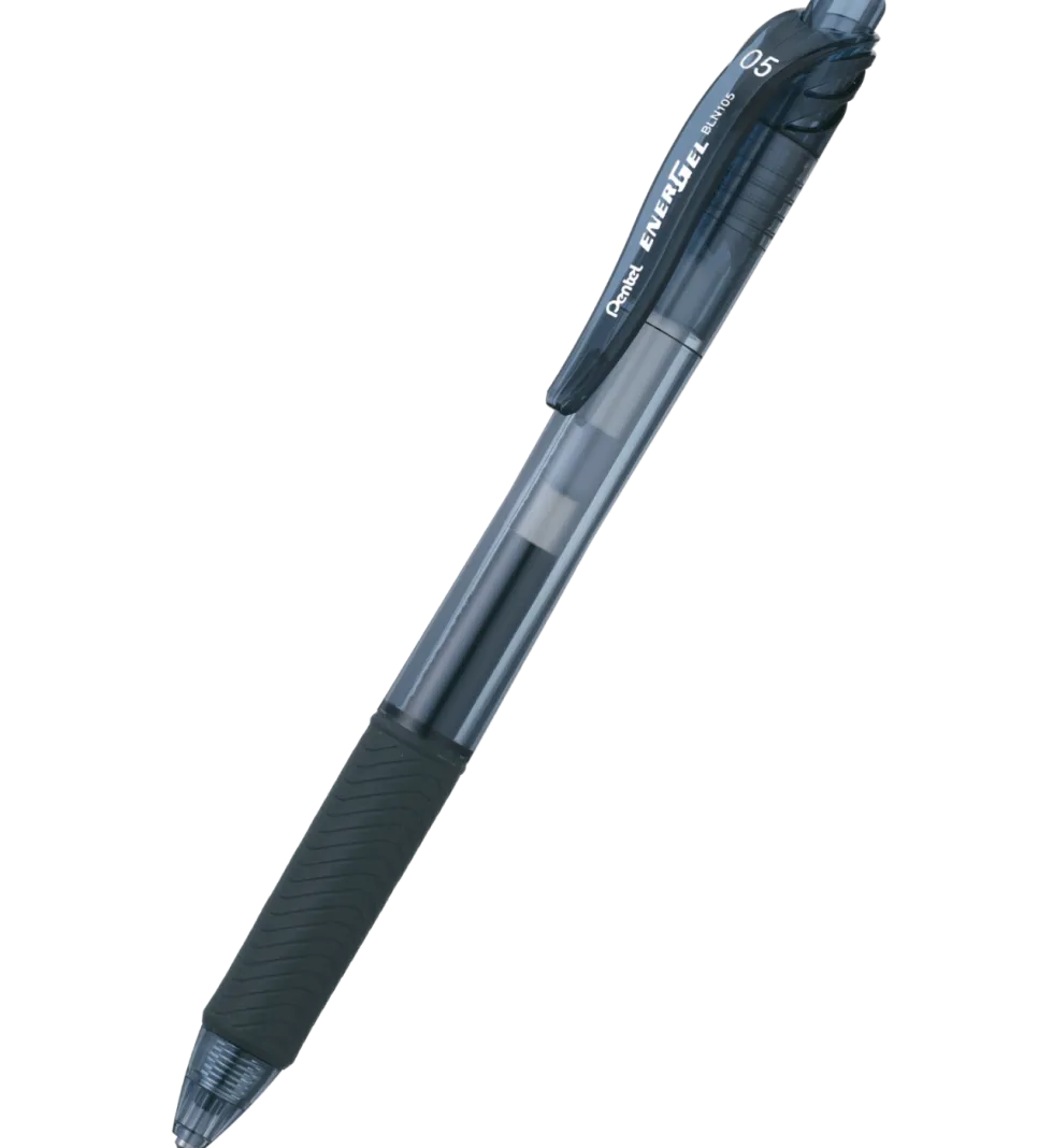 Cienkopis kulkowy EnerGel 105 - Pentel - czarny, 0,5 mm