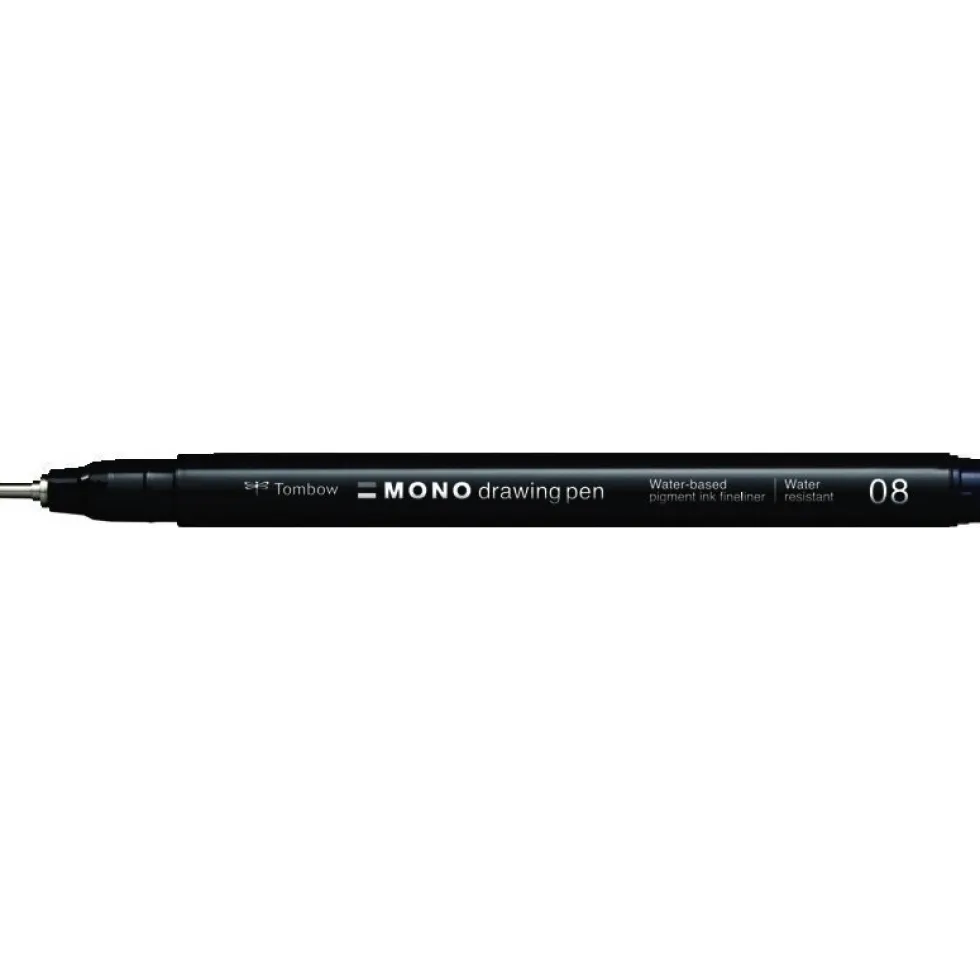Cienkopis Mono Drawing Pen 08 - Tombow - czarny, 0,6 mm