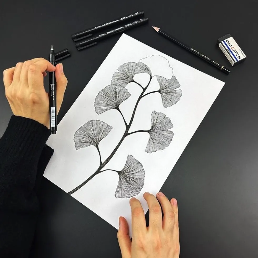 Cienkopis Mono Drawing Pen 08 - Tombow - czarny, 0,6 mm