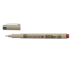 Cienkopis Pigma Micron 08 - Sakura - Brown, 0,5 mm