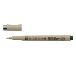 Cienkopis Pigma Micron 08 - Sakura - Hunter Green, 0,5 mm