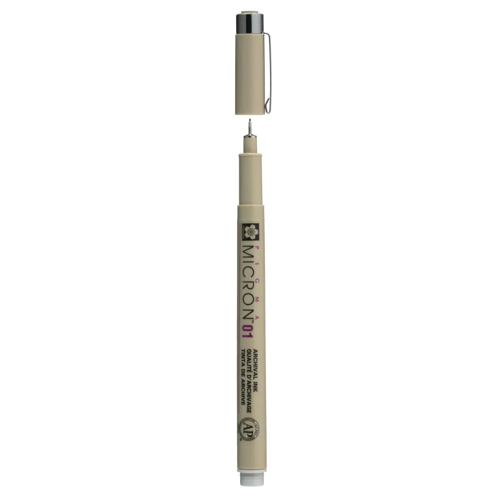 Cienkopis Pigma Micron 01 - Sakura - Light Cool Gray, 0,25 mm